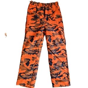Orange Camo Vintage Hunting/field Pants Activewear